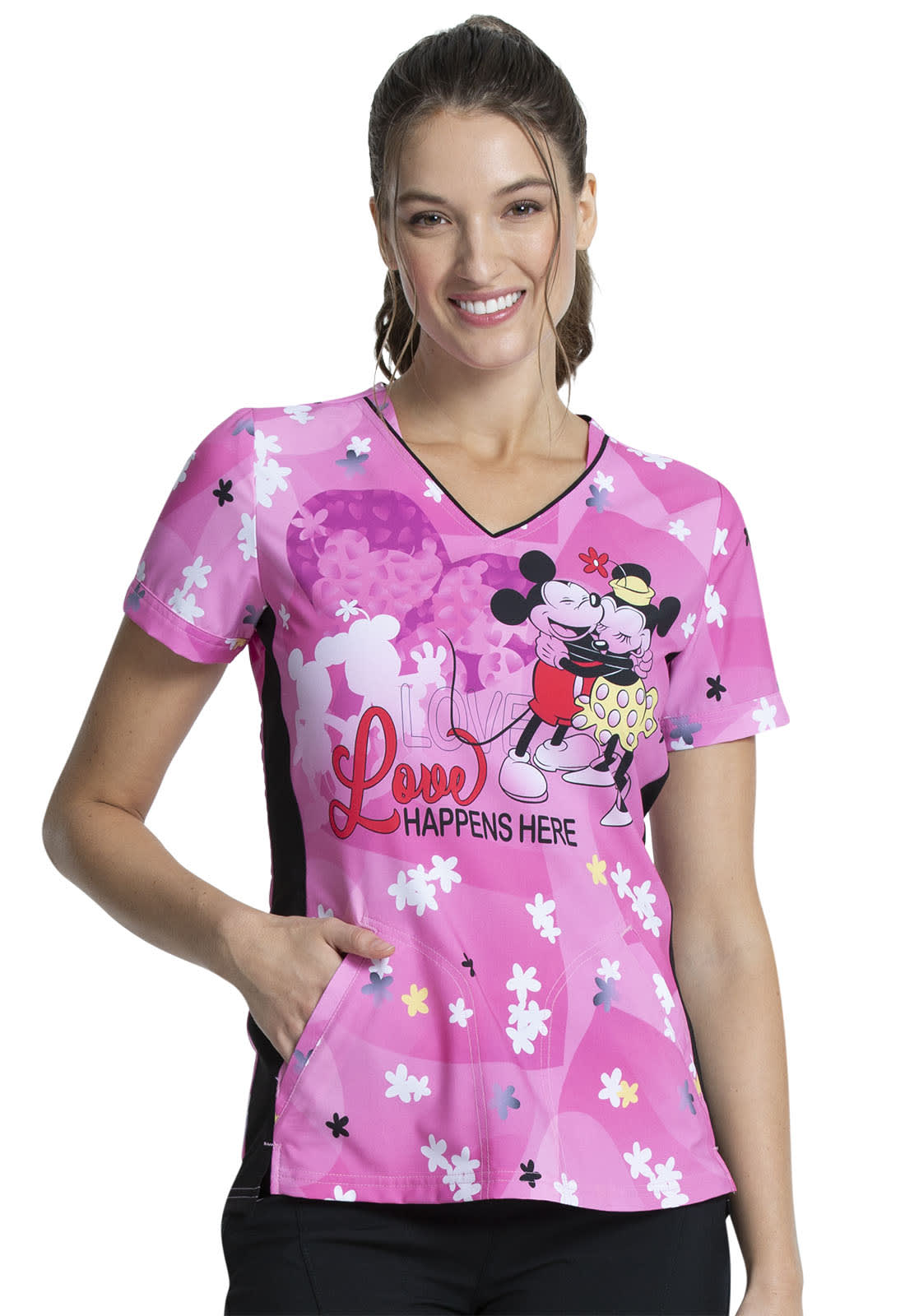Filipina Cherokee - Tooniforms Mouse Pink