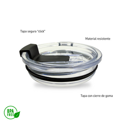 Image of Termo de Acero Inoxidable con Diseño de Perro Bichon Frise