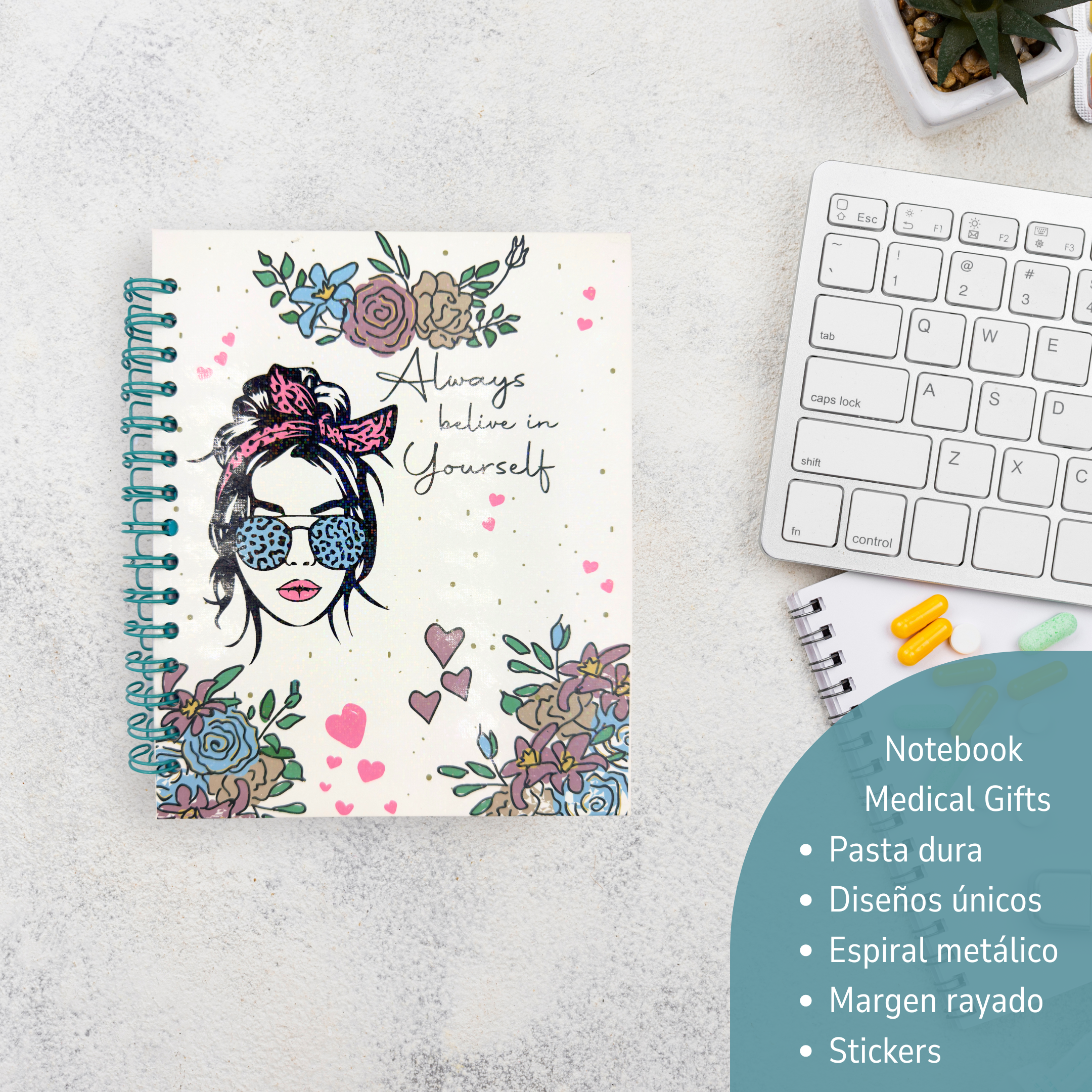 Notebook - Diseño Exclusivo “Always Believe in Yourself”