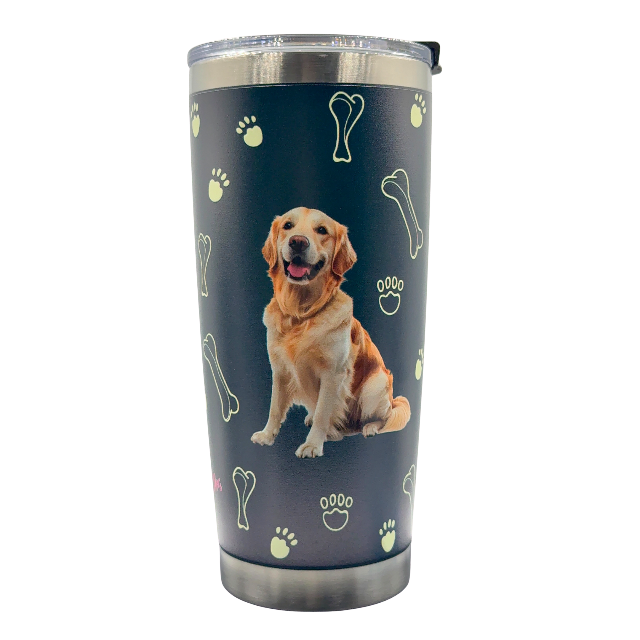 Termo de Acero Inoxidable con Diseño de Perro Labrador