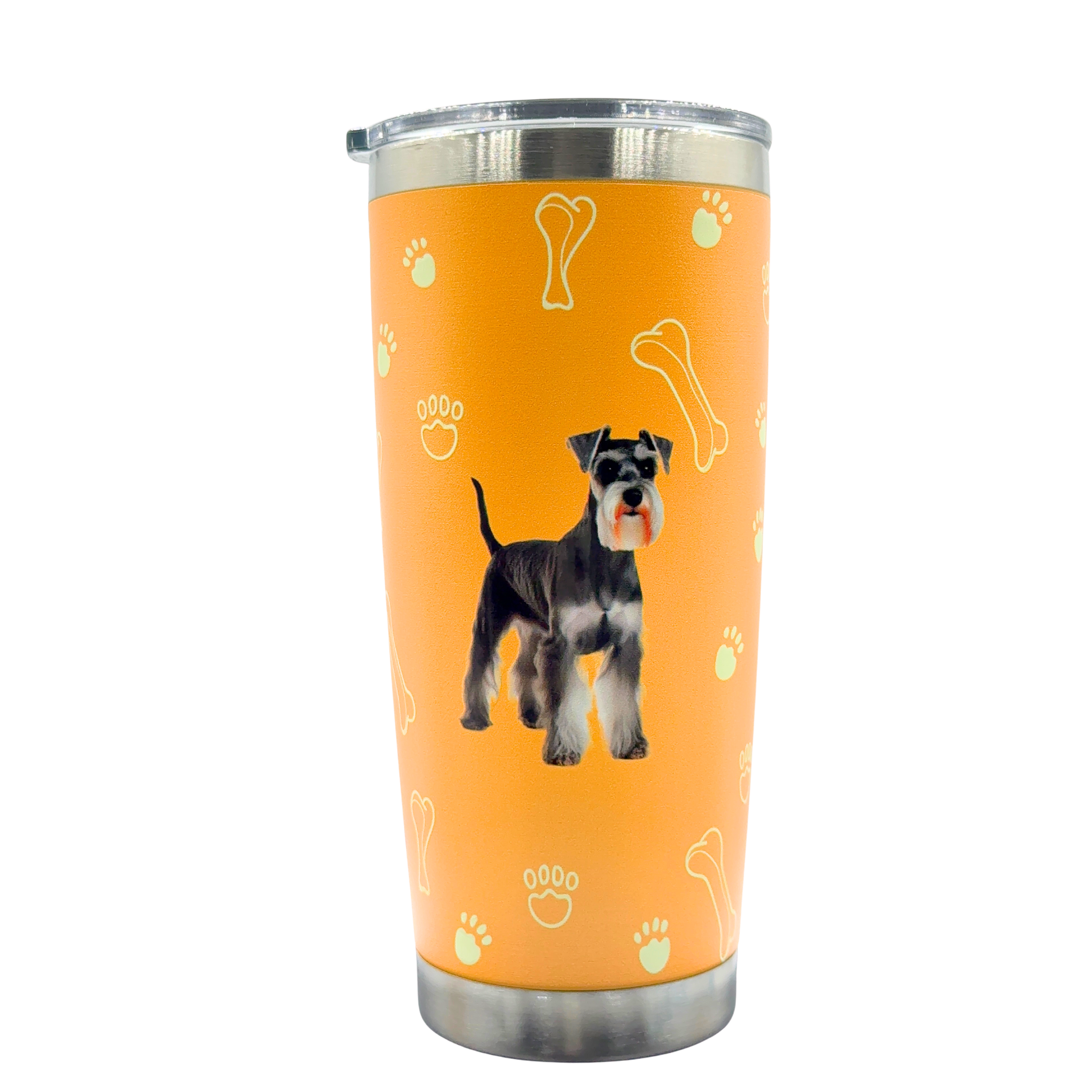 Termo de Acero Inoxidable con Diseño de Perro Schnauzer