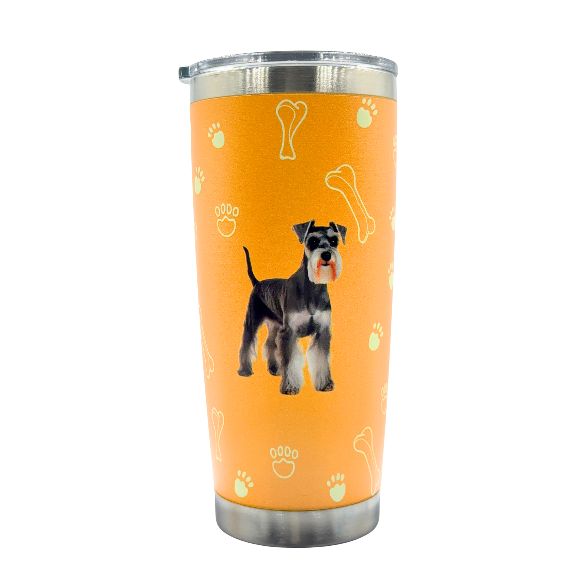 Termo de Acero Inoxidable con Diseño de Perro Schnauzer