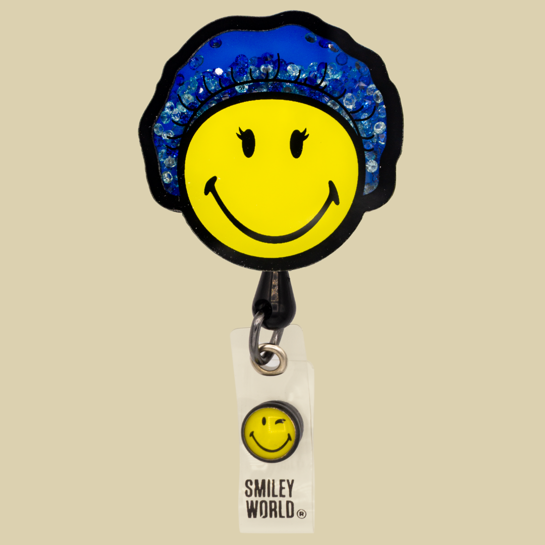 Portagafete con Lanyard  - SMILEY WORLD