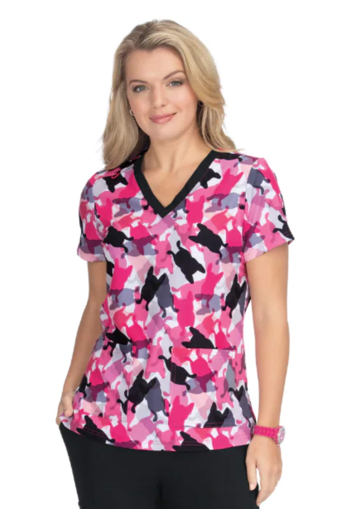 Filipina LULU Estampada KOI French Bull TALLA XS