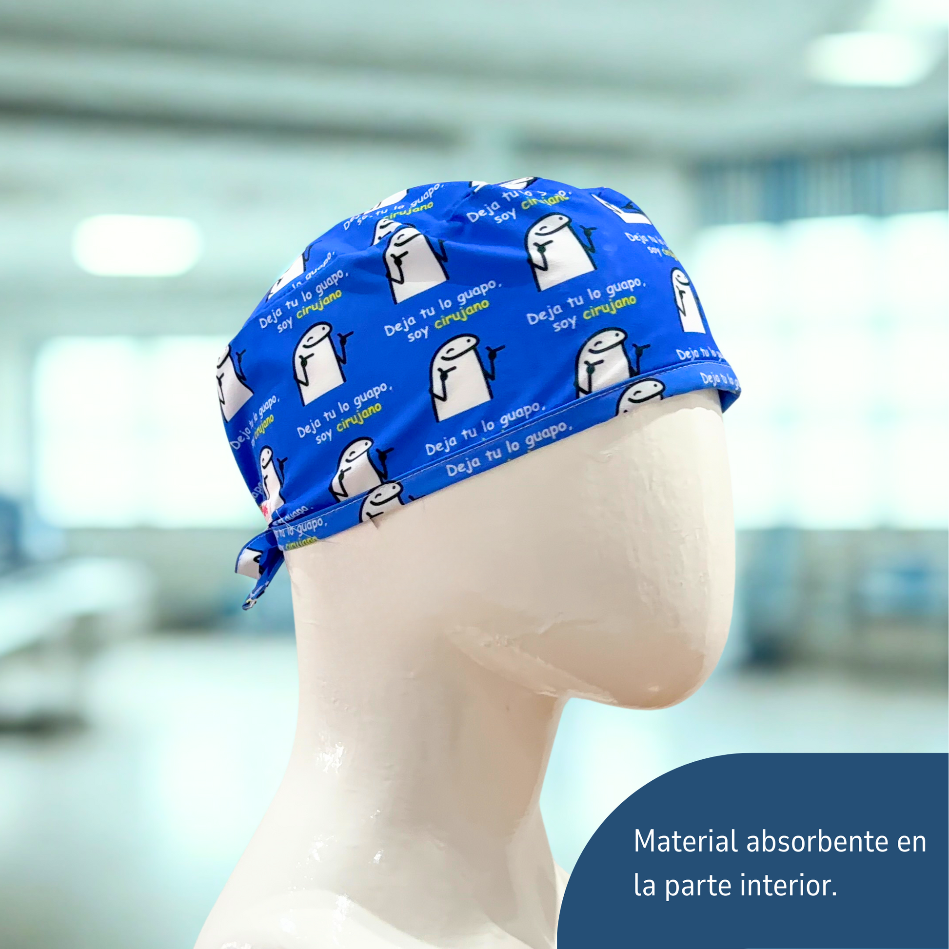 Gorro Médico Unisex - Estampado de Cirujano