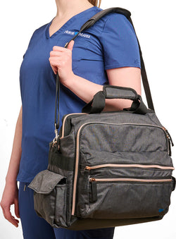 Image of Mochila Charcoal/Rose Gold NA00288 - The Ultimate Nursing