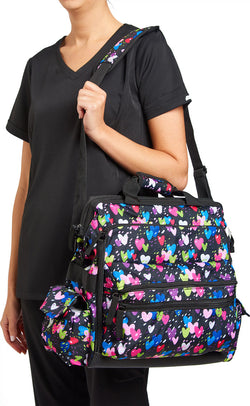 Image of Mochila Raining Hearts NA00483- The Ultimate Nursing