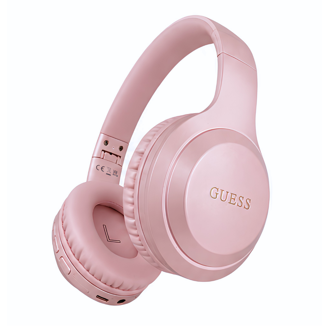 Audífonos Guess Wireless logo pink
