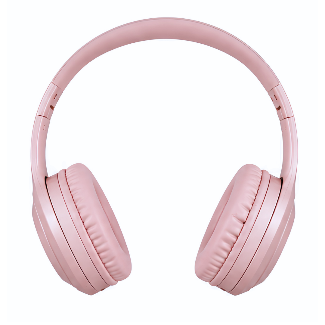 Image of Audífonos Guess Wireless logo pink
