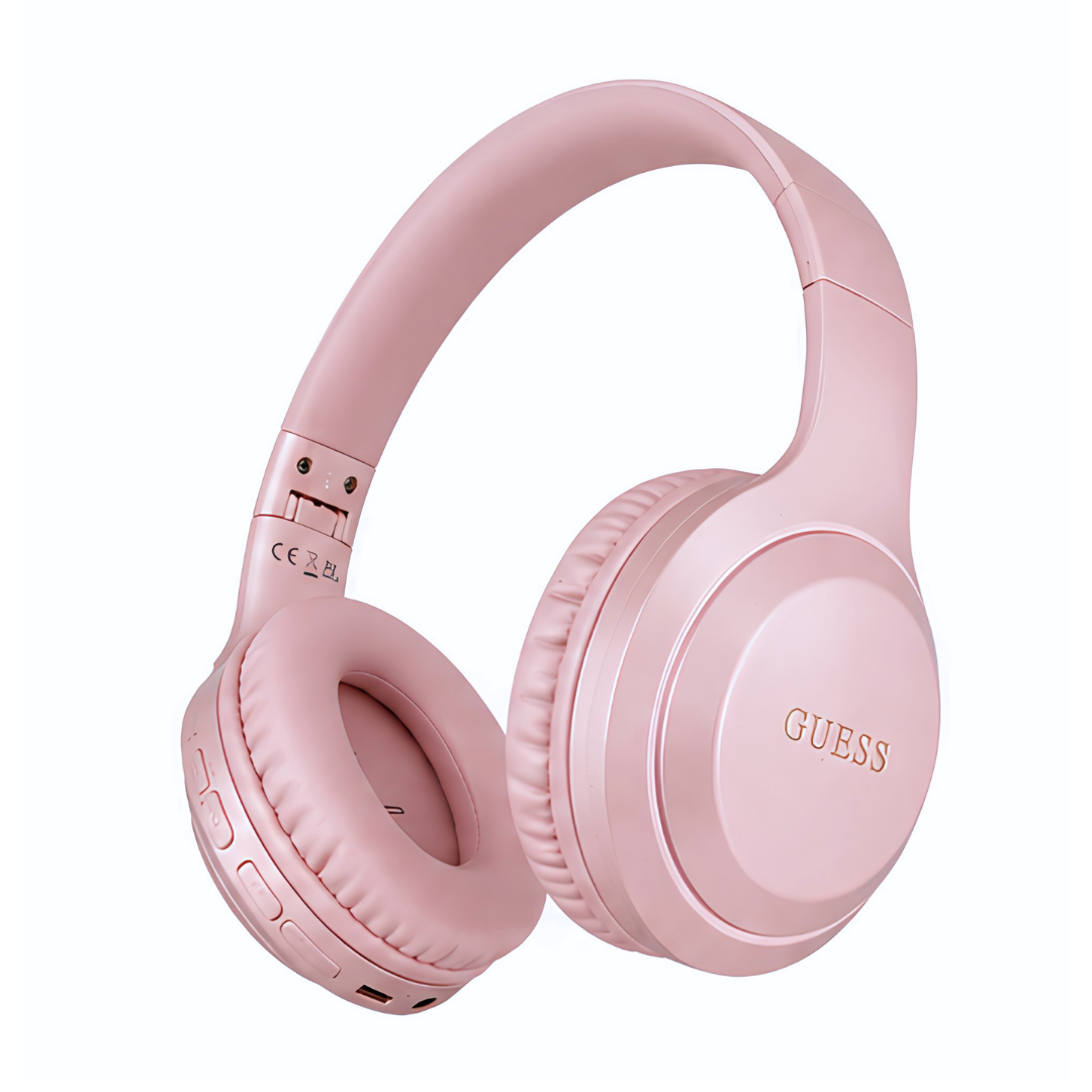 Audífonos Guess Wireless logo pink