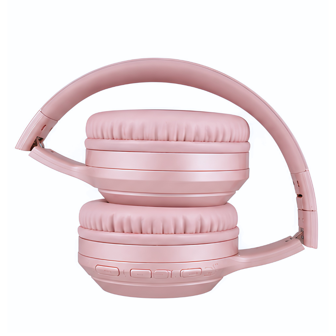 Image of Audífonos Guess Wireless logo pink