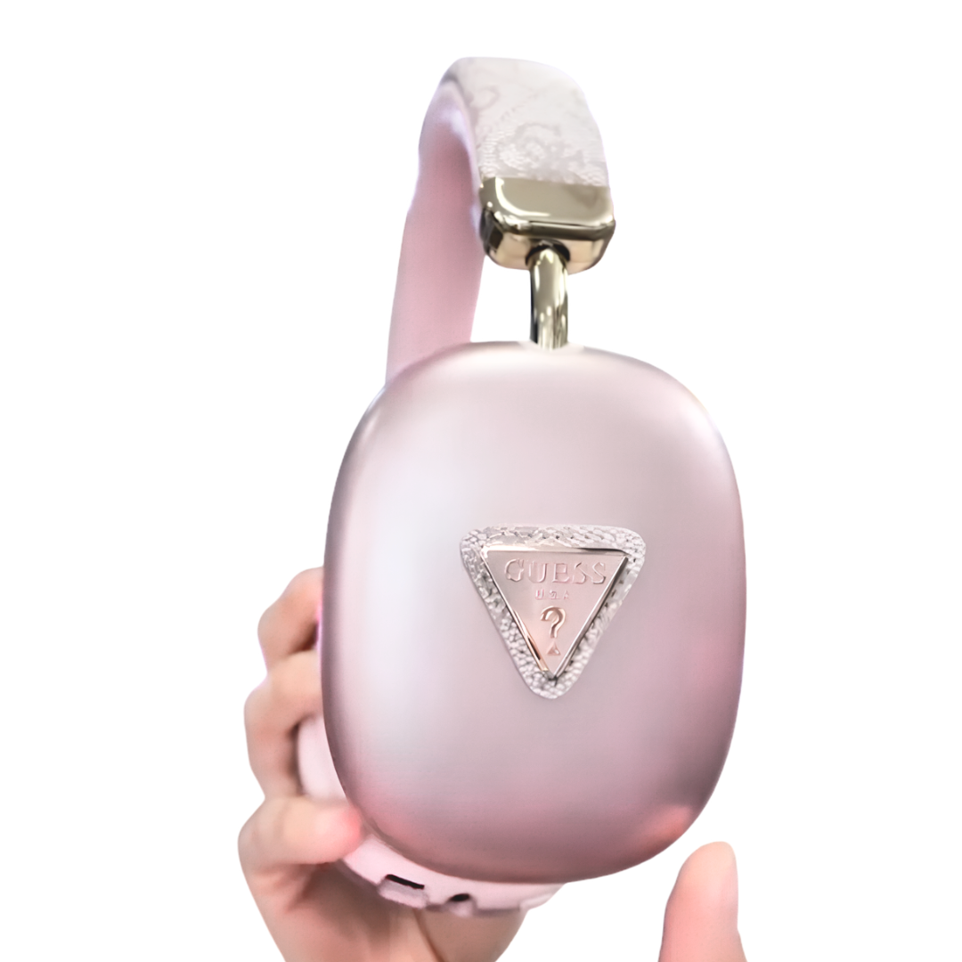 Audífonos Guess 4G Gold Triangle logo