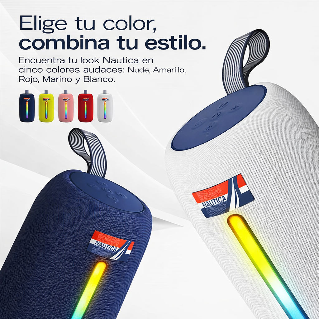 Bocina Bluetooth Náutica SP600 - Altavoz varios colores