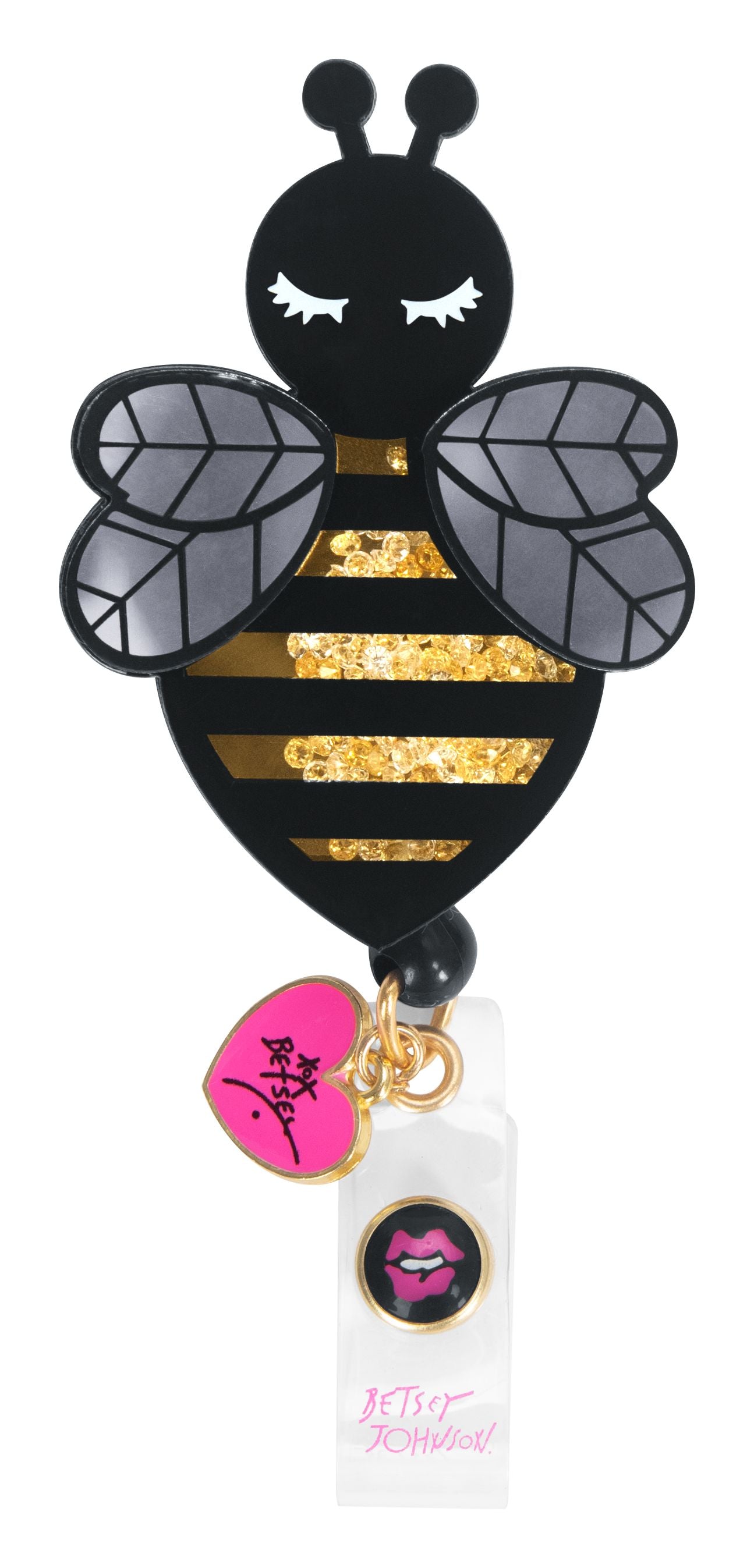 Portagafete Bumble Bee - Betsey Johnson